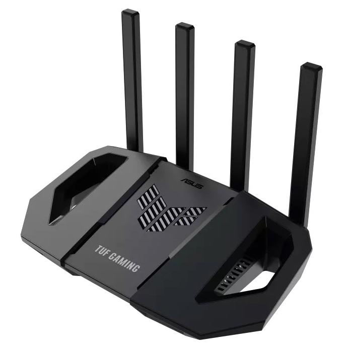 A large main feature product image of EX-DEMO ASUS TUF-BE3600 Dual Band WiFi 7 Gaming Router