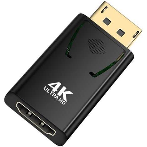 A large main feature product image of Volans DisplayPort to HDMI Adapter