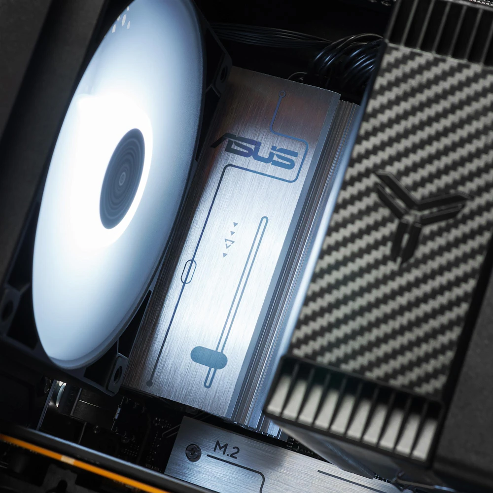 A large main feature product image of EX-DEMO PLE Stealth RTX 5050 Prebuilt Ready To Go Gaming PC