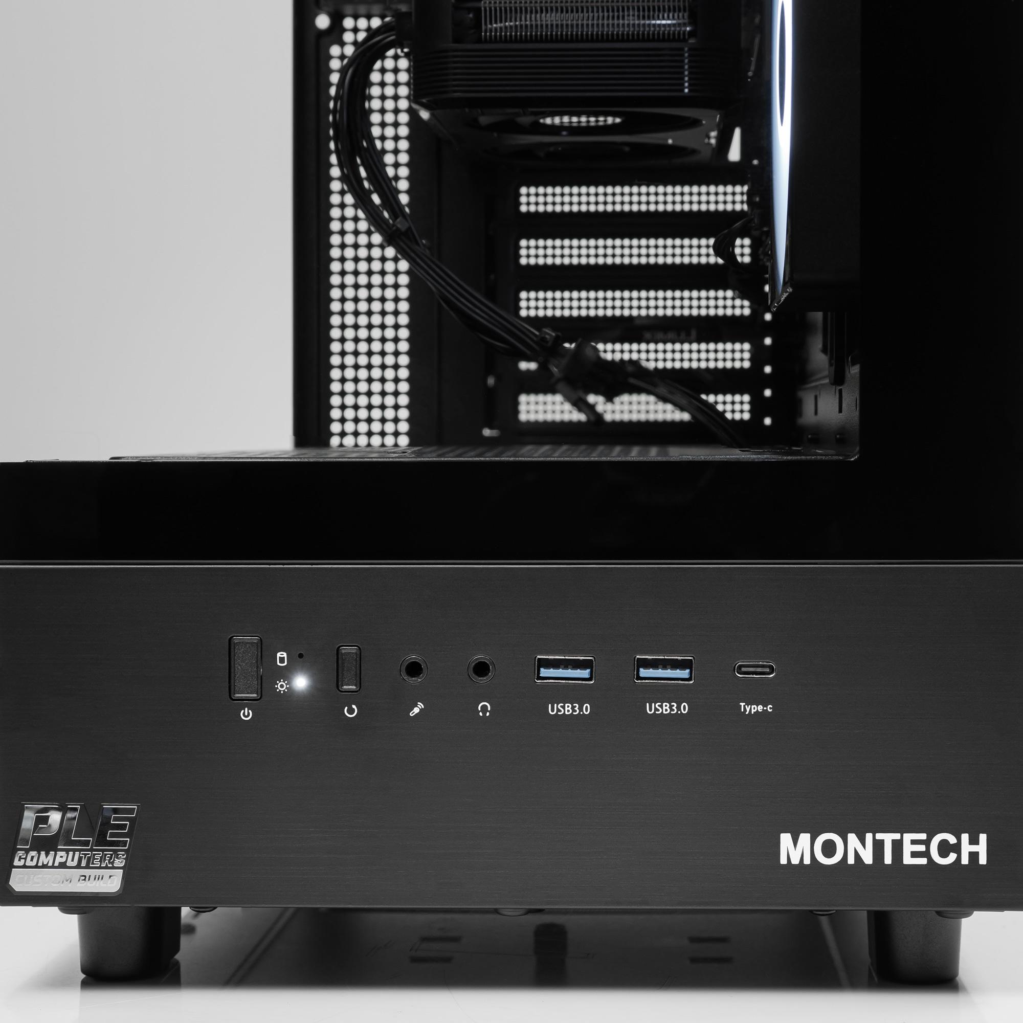 A large main feature product image of EX-DEMO PLE Stealth RTX 5050 Prebuilt Ready To Go Gaming PC