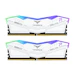 A product image of Team T-Force Delta RGB 16GB Kit (2x8GB) DDR5-5200 C40 - White