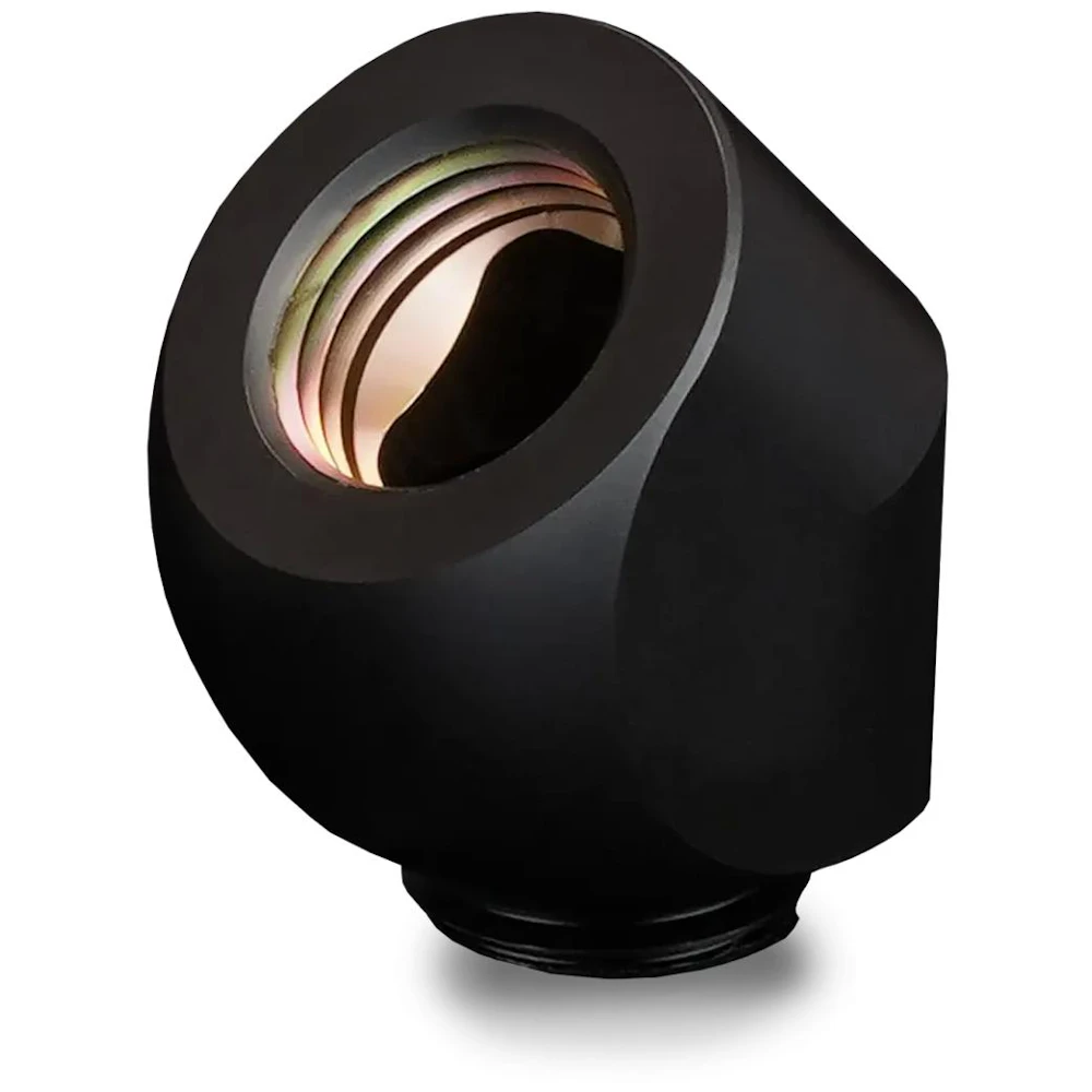 Thermal Grizzly DeltaMate Rotary - G1/4" 45 Degree Rotary Fitting (Black)