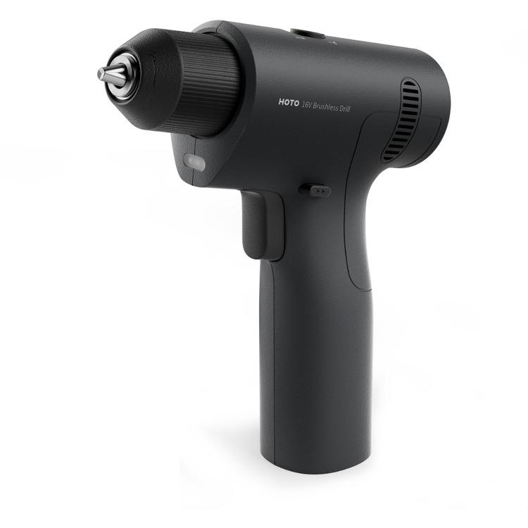 A large main feature product image of HOTO 16V Brushless Drill LED Display Screen, 32 Precision Gears