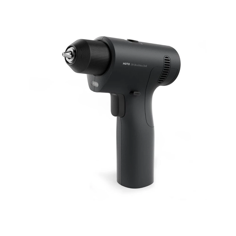 A large main feature product image of HOTO 16V Brushless Drill LED Display Screen, 32 Precision Gears