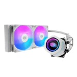 A small tile product image of Cooler Master MasterLiquid Core Nex 240 White