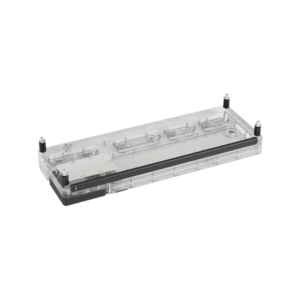 A large main feature product image of Alphacool Core Distro Plate 360 Right V2 w/ Pump