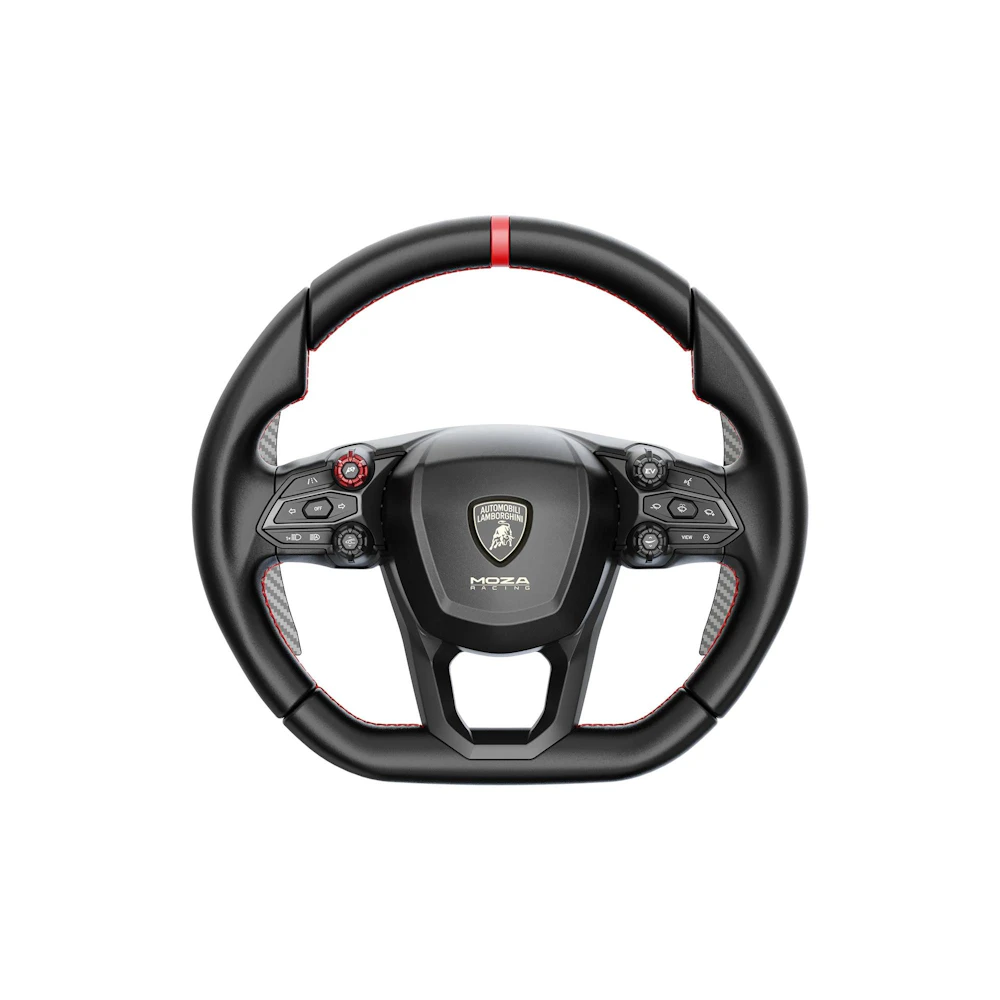 A large main feature product image of MOZA Lamborghini Revuelto Steering Wheel