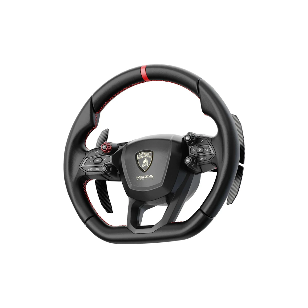A large main feature product image of MOZA Lamborghini Revuelto Steering Wheel