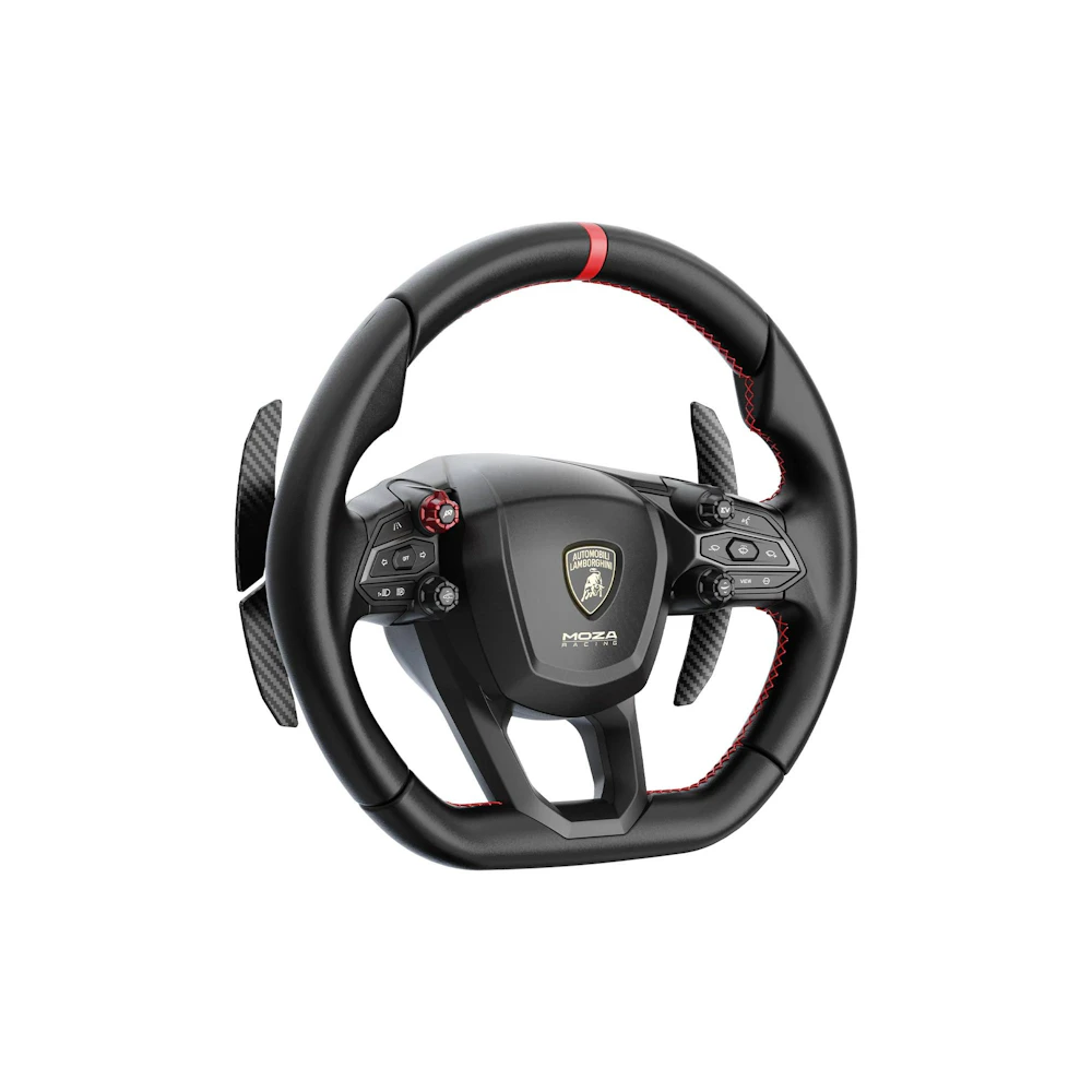 A large main feature product image of MOZA Lamborghini Revuelto Steering Wheel