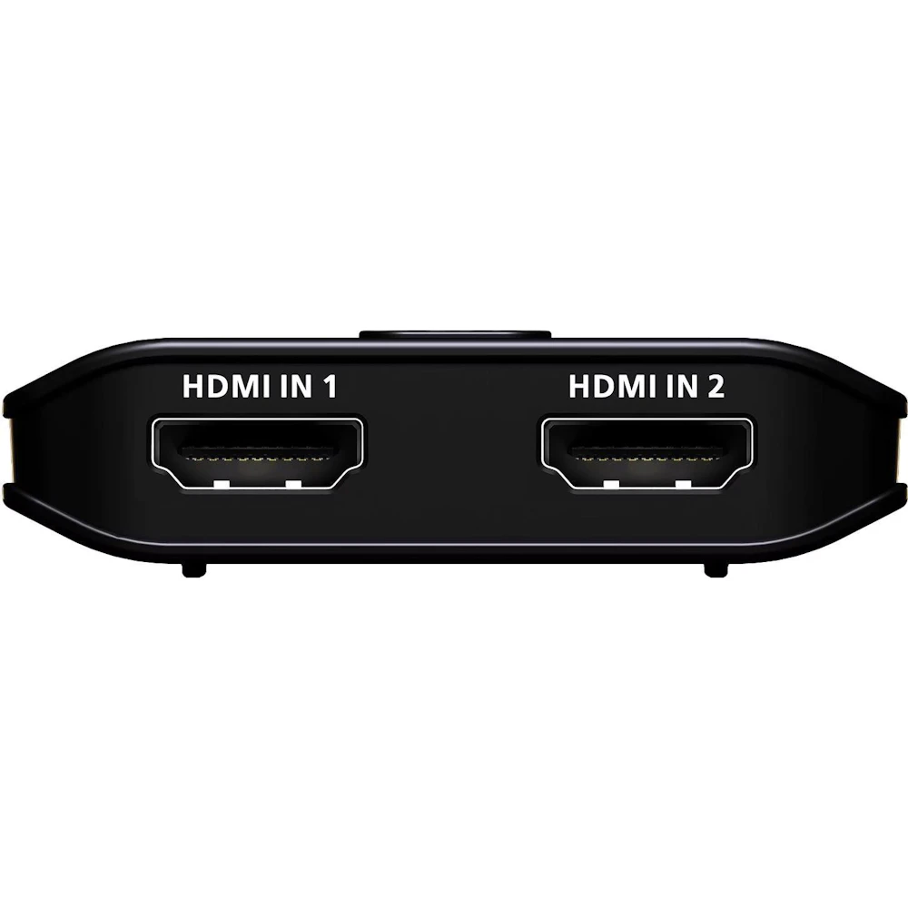 A large main feature product image of ATEN Essential 2 Port 8K HDMI Switch