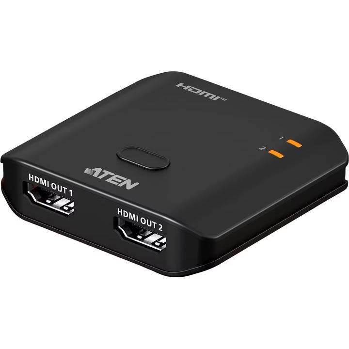 A large main feature product image of ATEN Essential 2 Port True 4K HDMI Splitter