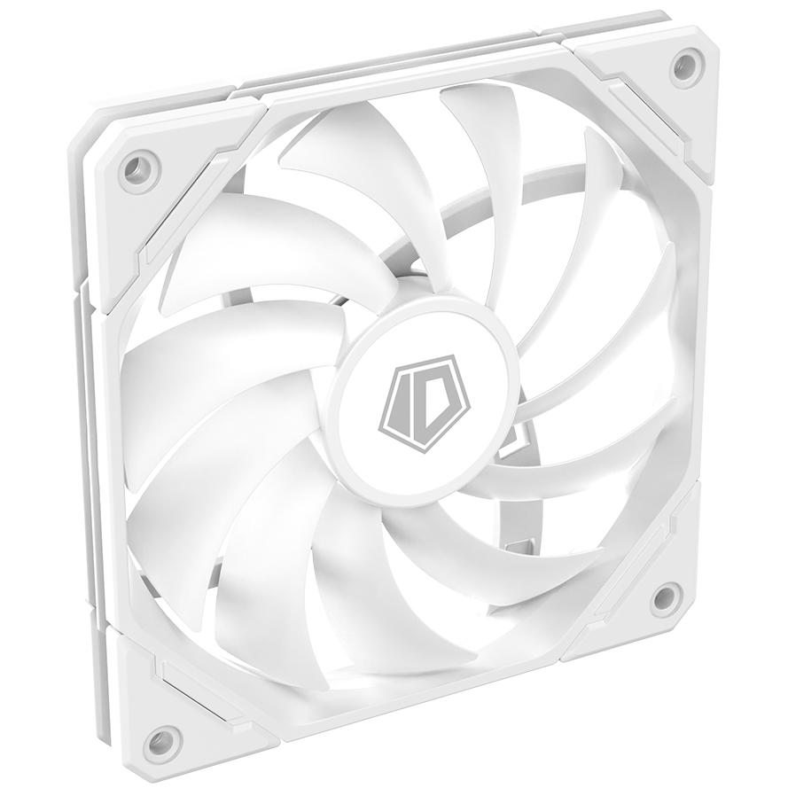 A large main feature product image of EX-DEMO ID-COOLING TF Series Slim 120mm PWM Fan (White)