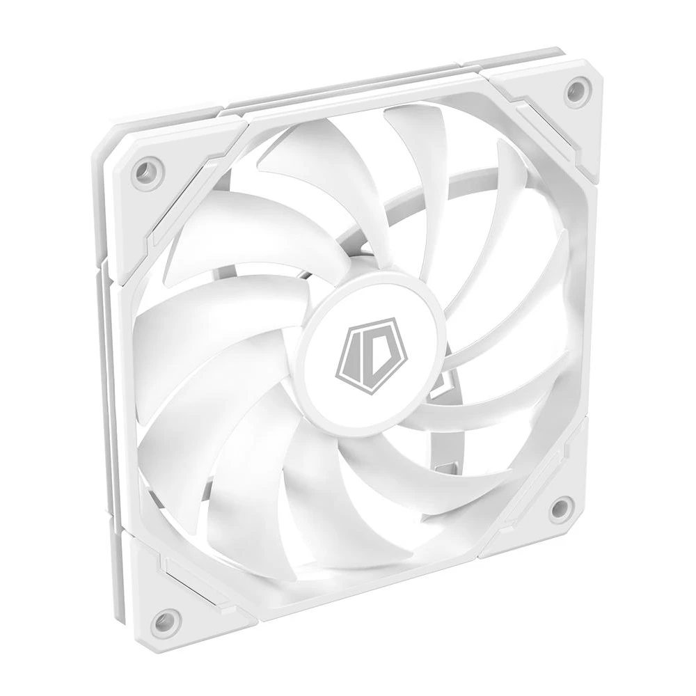 A large main feature product image of EX-DEMO ID-COOLING TF Series Slim 120mm PWM Fan (White)
