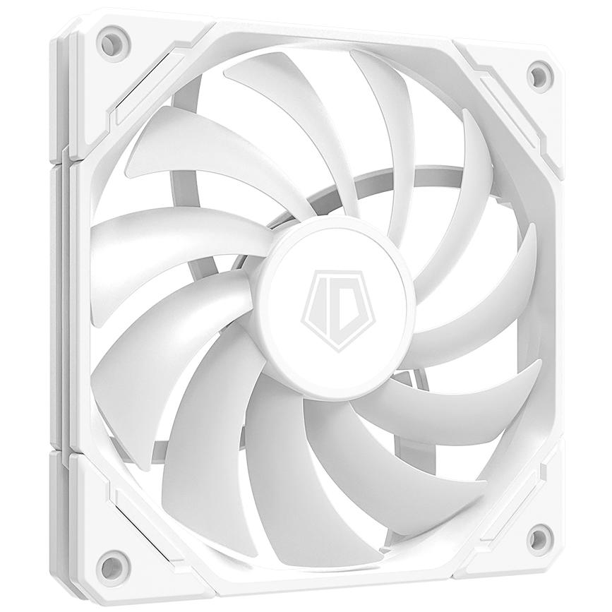 A large main feature product image of EX-DEMO ID-COOLING TF Series Slim 120mm PWM Fan (White)