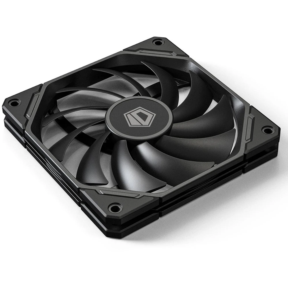 A large main feature product image of EX-DEMO ID-COOLING TF Series Slim 120mm PWM Fan (Black)