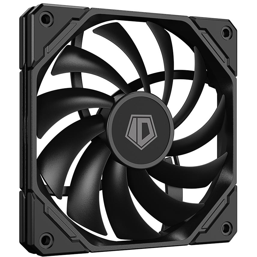 A large main feature product image of EX-DEMO ID-COOLING TF Series Slim 120mm PWM Fan (Black)