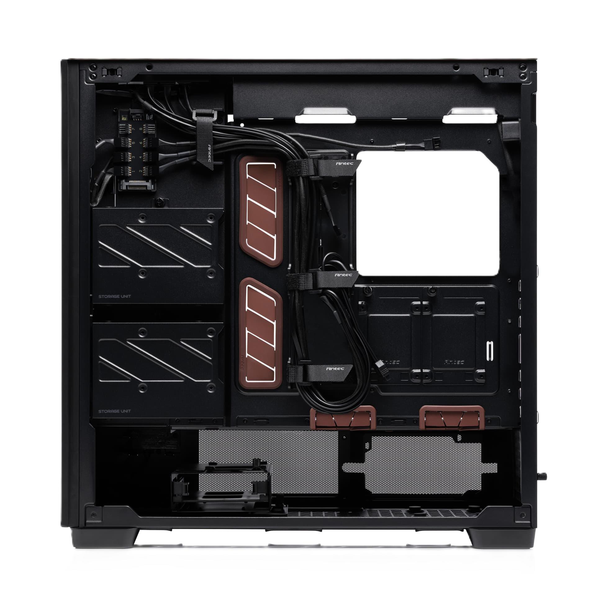 A large main feature product image of Antec Flux Pro Noctua Edition Full Tower Case eATX Case