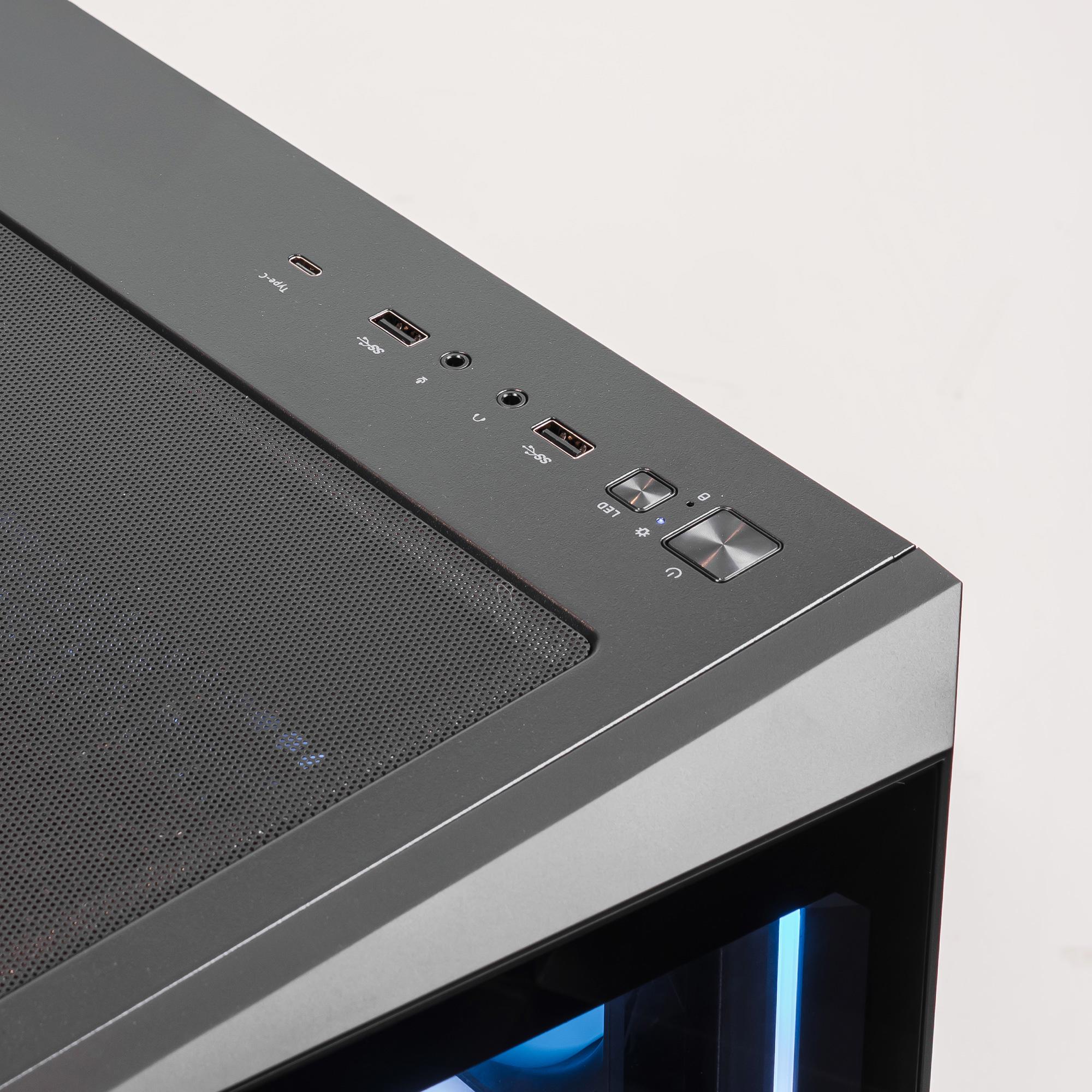 A large main feature product image of EX-DEMO PLE Skeleton RTX 5070 Ti Prebuilt Ready To Go Gaming PC