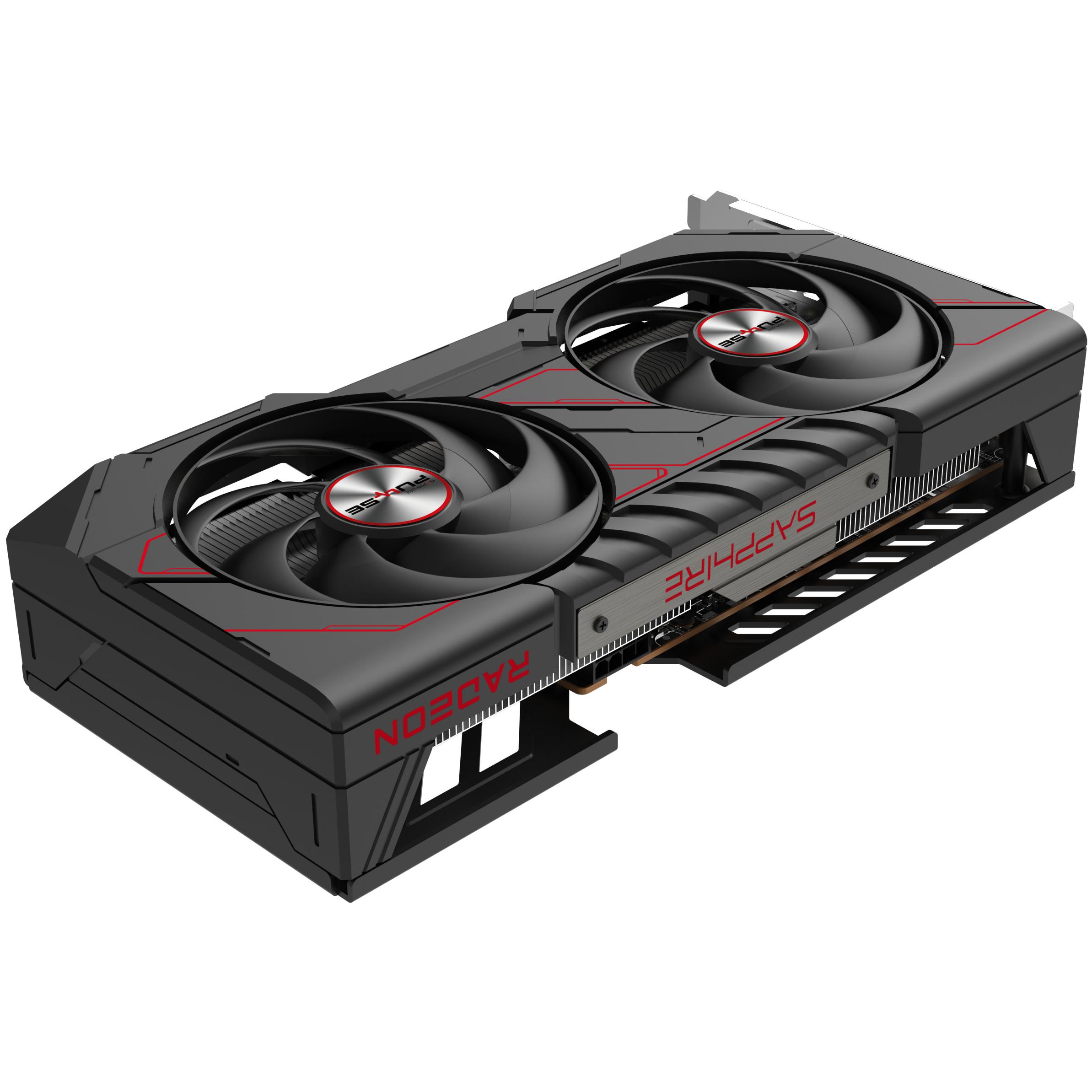 A large main feature product image of EX-DEMO SAPPHIRE PULSE Radeon RX 9060 XT 8GB GDDR6