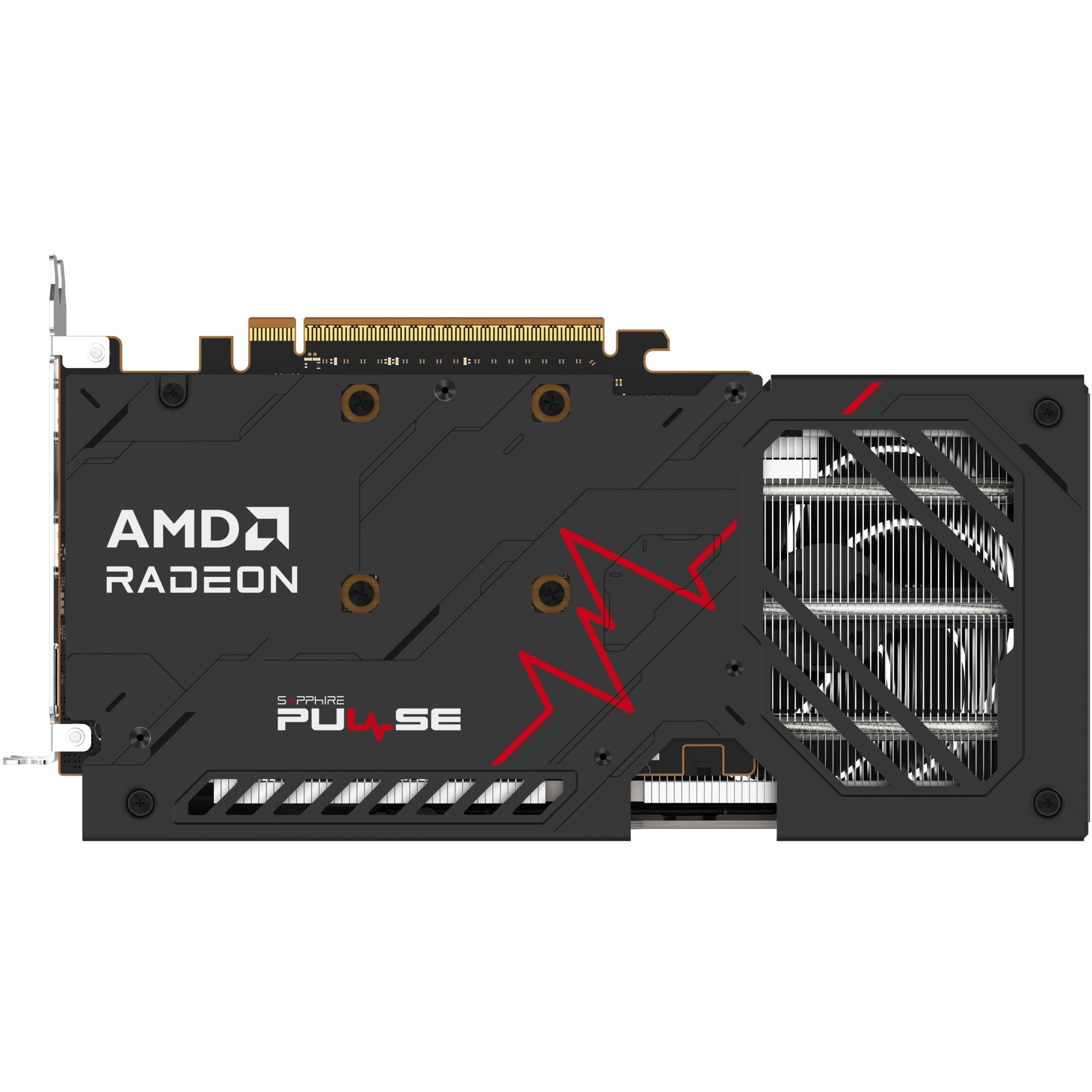 A large main feature product image of EX-DEMO SAPPHIRE PULSE Radeon RX 9060 XT 8GB GDDR6