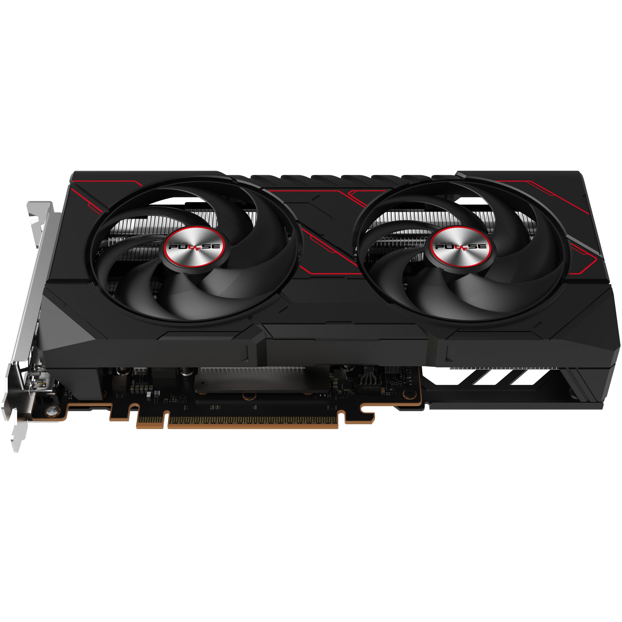 A large main feature product image of EX-DEMO SAPPHIRE PULSE Radeon RX 9060 XT 8GB GDDR6