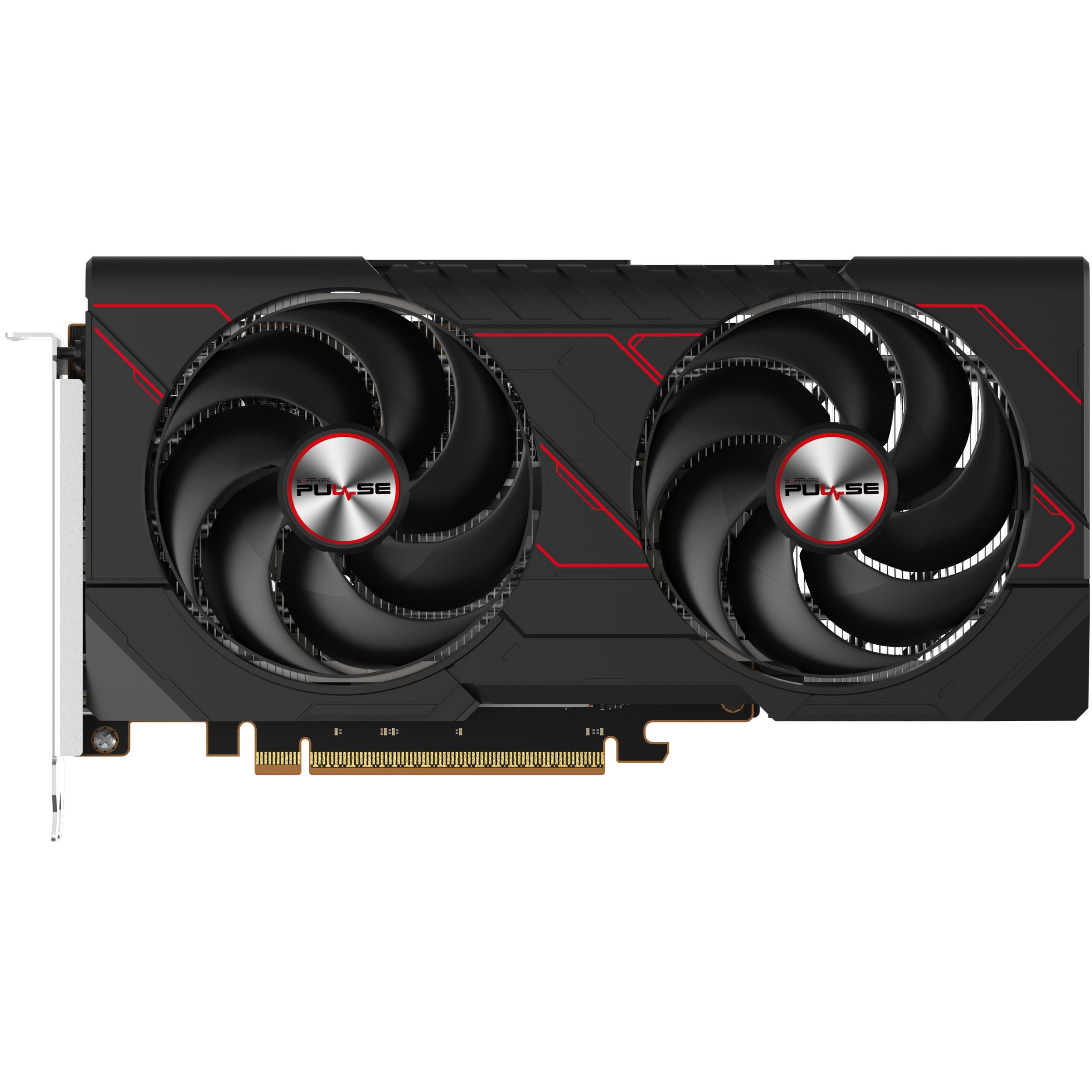 A large main feature product image of EX-DEMO SAPPHIRE PULSE Radeon RX 9060 XT 8GB GDDR6