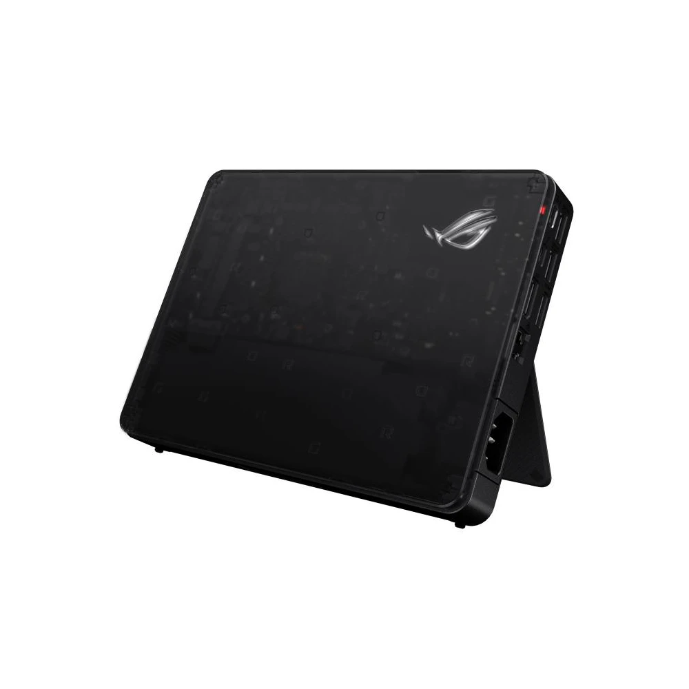 A large main feature product image of EX-DEMO ASUS ROG Flow XG Mobile RTX 5090 External GPU & Dock