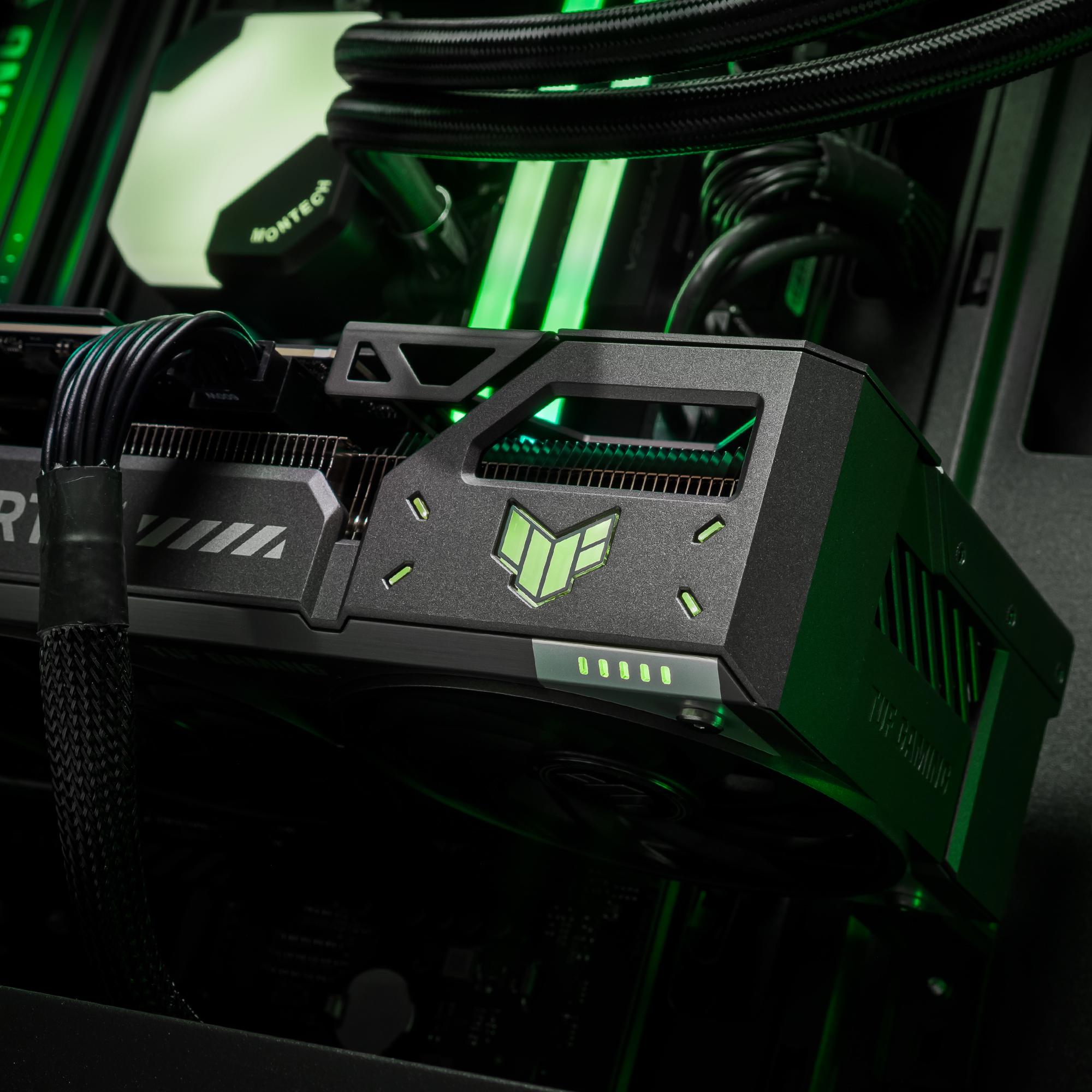 A large main feature product image of EX-DEMO PLE Ranger RTX 5070 Ti Prebuilt Ready To Go Gaming PC