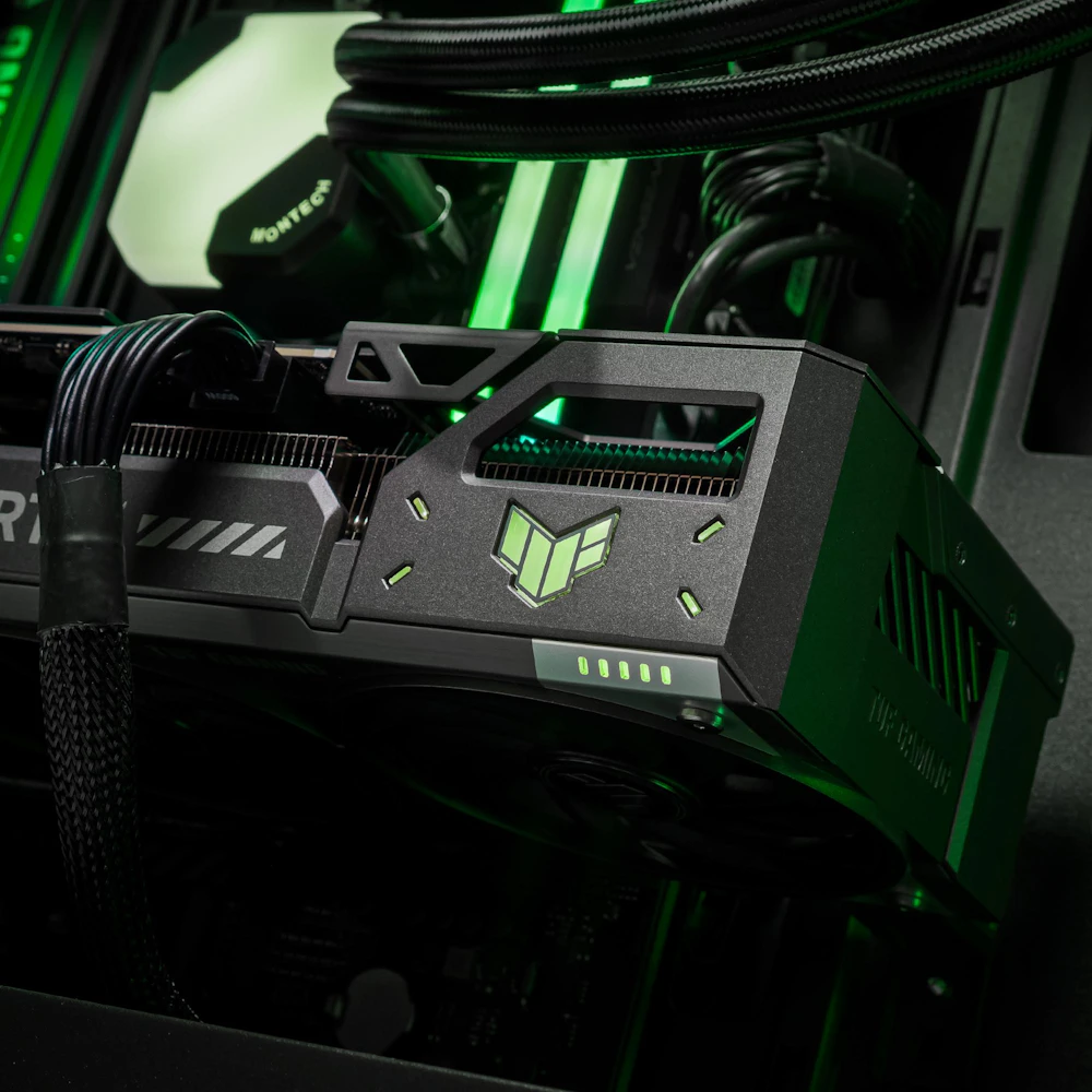 A large main feature product image of EX-DEMO PLE Ranger RTX 5070 Ti Prebuilt Ready To Go Gaming PC