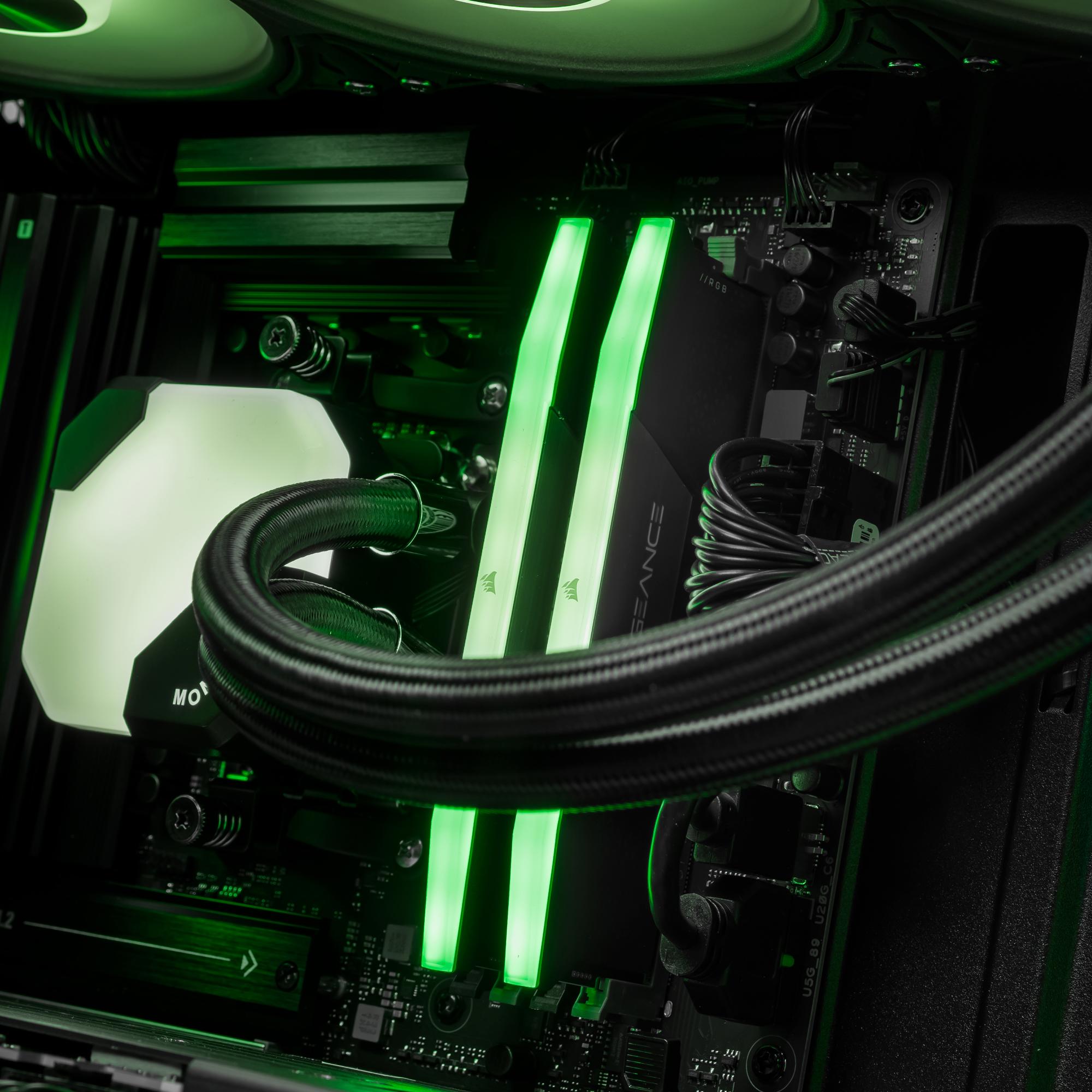 A large main feature product image of EX-DEMO PLE Ranger RTX 5070 Ti Prebuilt Ready To Go Gaming PC