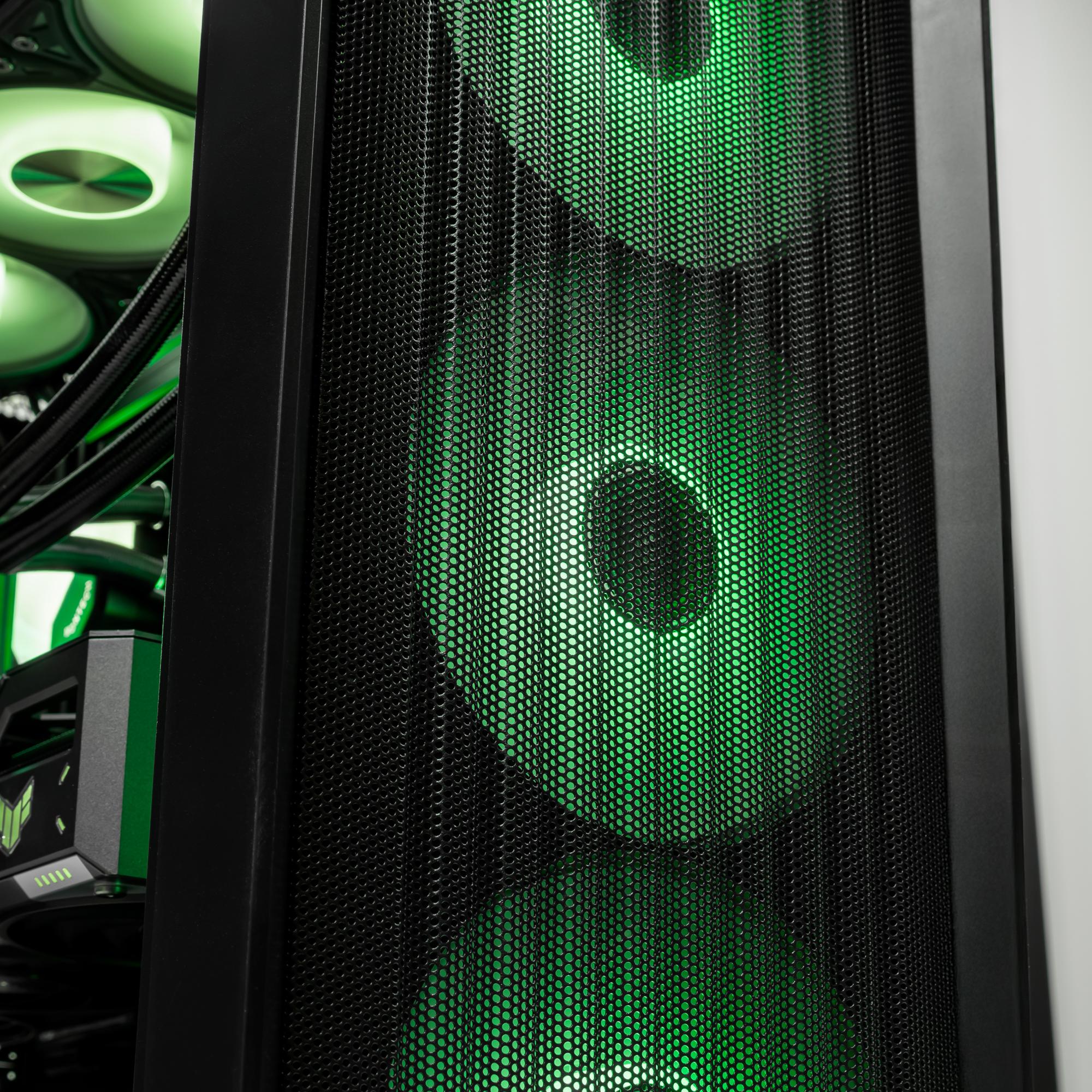 A large main feature product image of EX-DEMO PLE Ranger RTX 5070 Ti Prebuilt Ready To Go Gaming PC