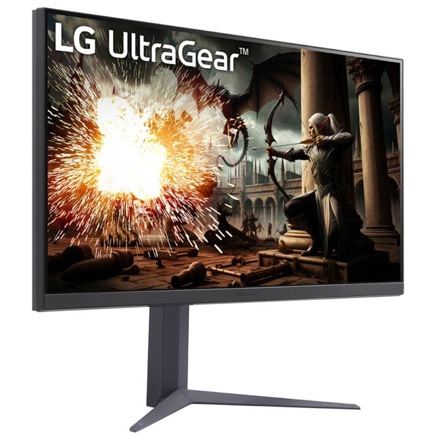 A large main feature product image of EX-DEMO LG UltraGear 32GS75Q-B - 32" 1440p 180Hz IPS Gaming Monitor