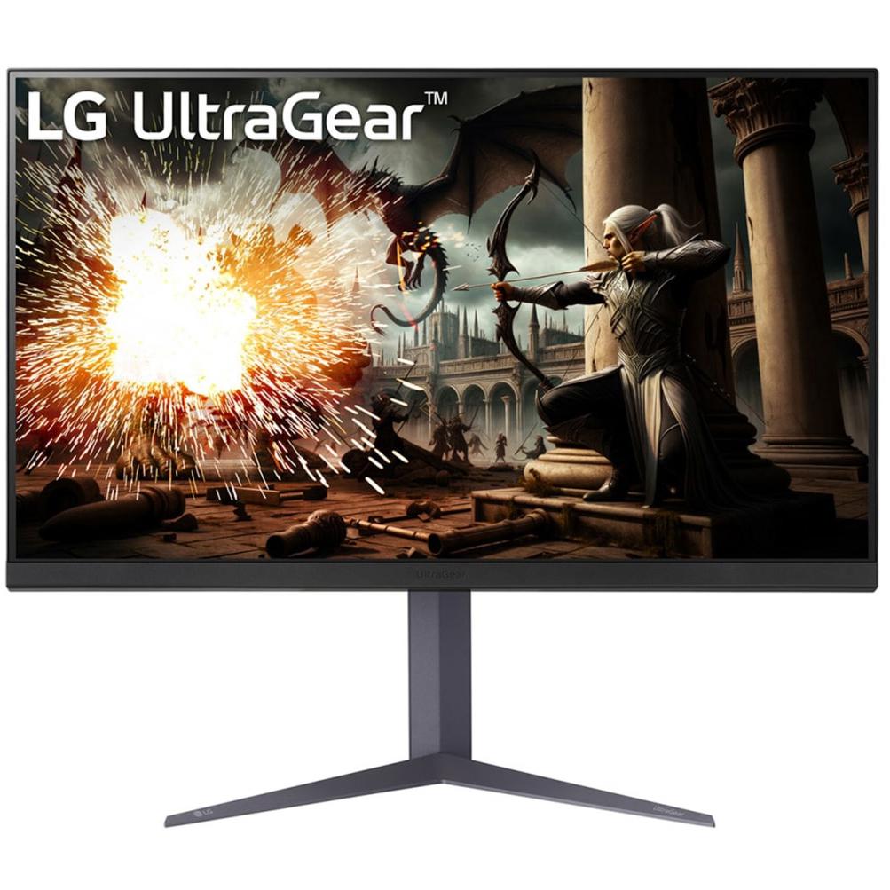A large main feature product image of EX-DEMO LG UltraGear 32GS75Q-B - 32" 1440p 180Hz IPS Gaming Monitor