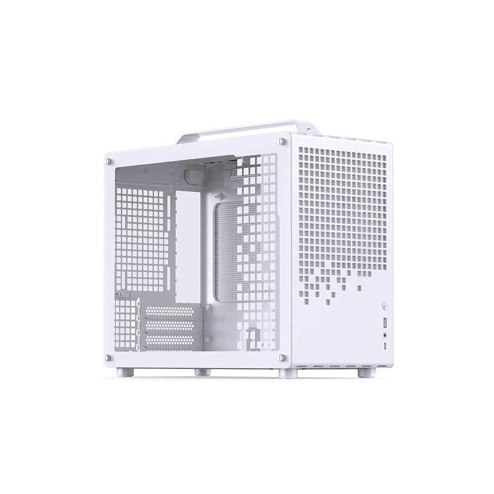 A large main feature product image of EX-DEMO Jonsplus Z20 SFF 20L mATX Case (White)