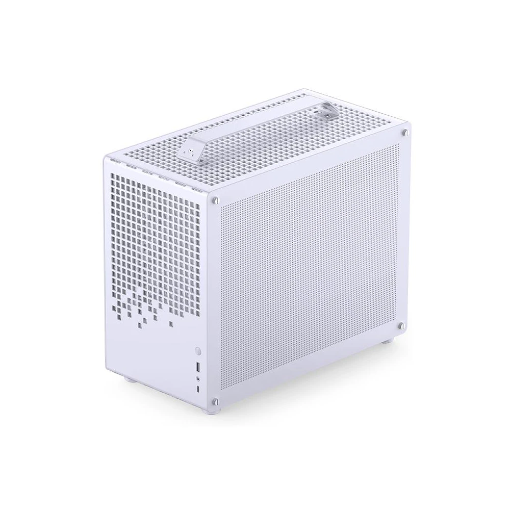 A large main feature product image of EX-DEMO Jonsplus Z20 SFF 20L mATX Case (White)