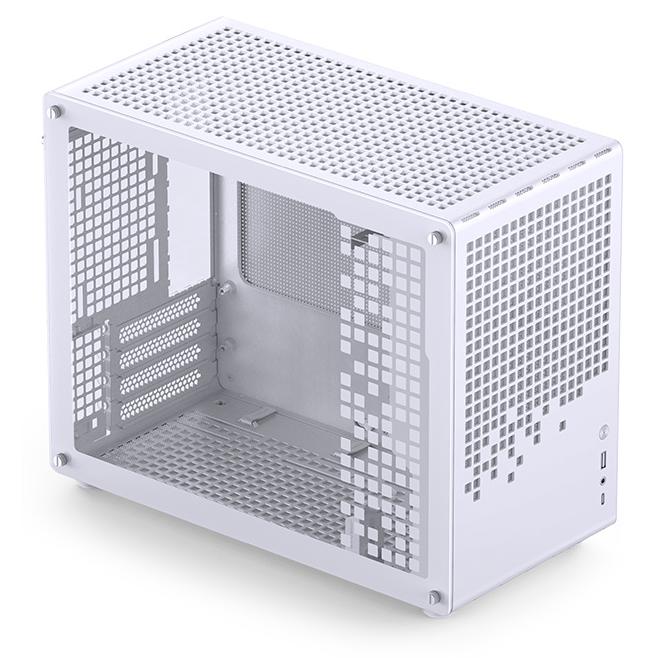 A large main feature product image of EX-DEMO Jonsplus Z20 SFF 20L mATX Case (White)