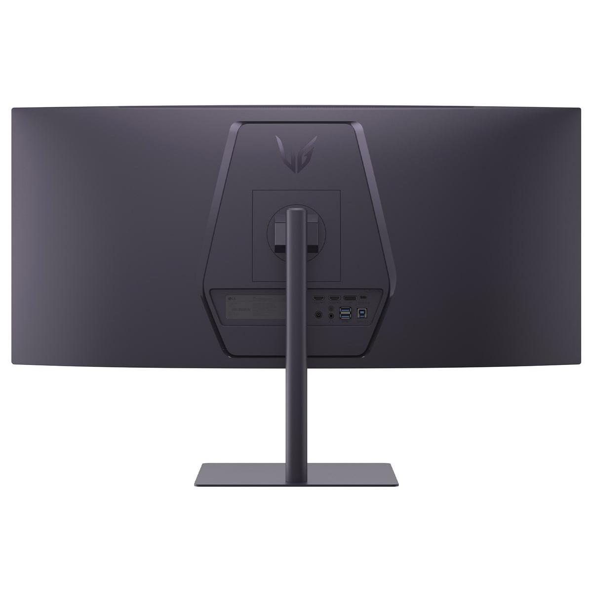 A large main feature product image of EX-DEMO LG UltraGear G6 34G630A-B - 34" Curved 1440p Ultrawide 240Hz 1ms Gaming Monitor