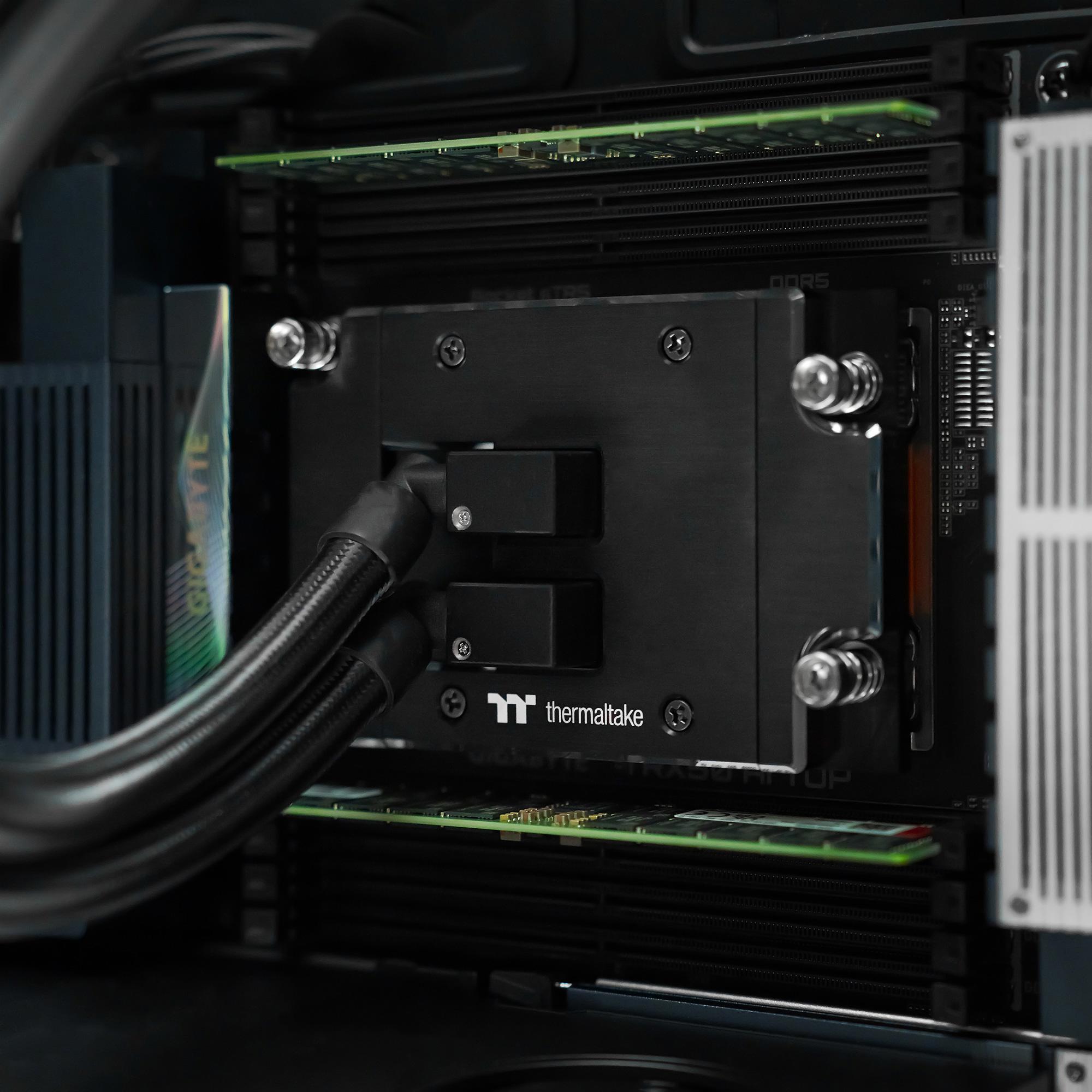 A large main feature product image of PLE Threadripper Dual RTX 4000 Prebuilt Ready To Go Workstation PC