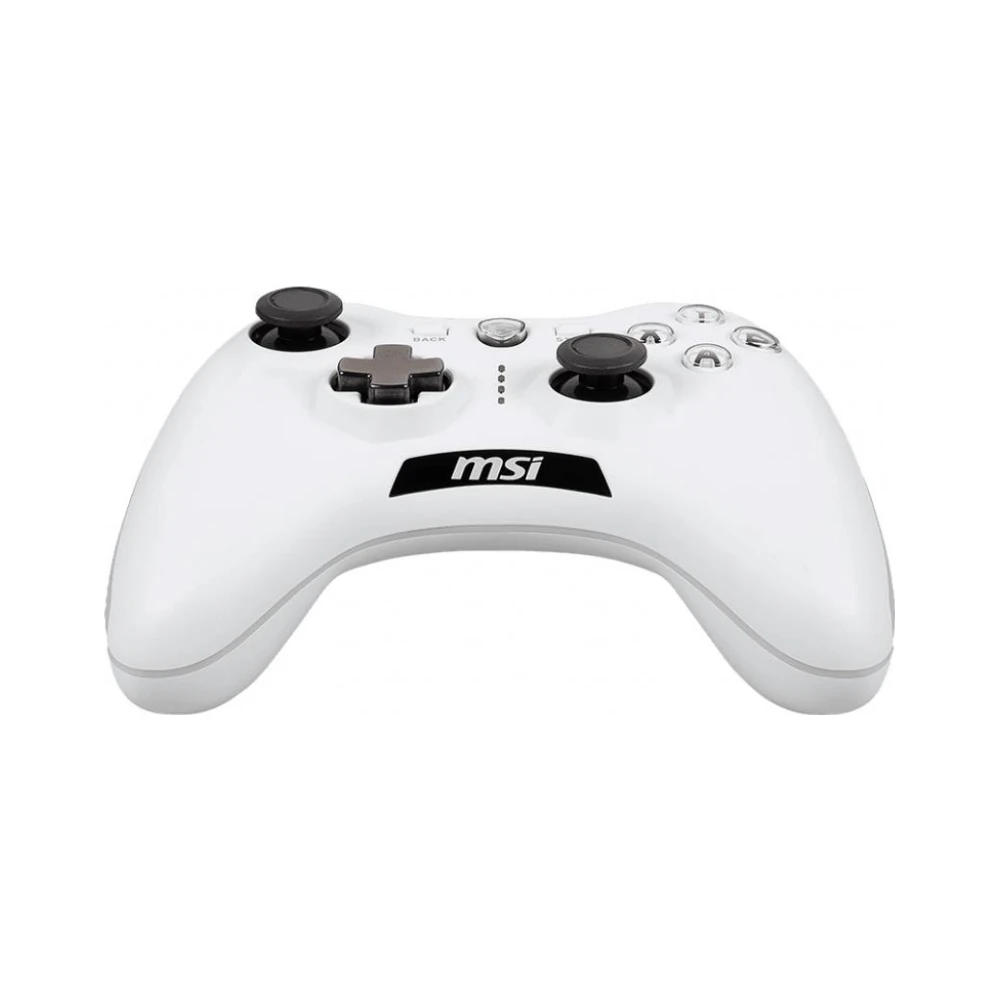 A large main feature product image of EX-DEMO EX-DEMO MSI Force GC20 V2 Wired Controller White