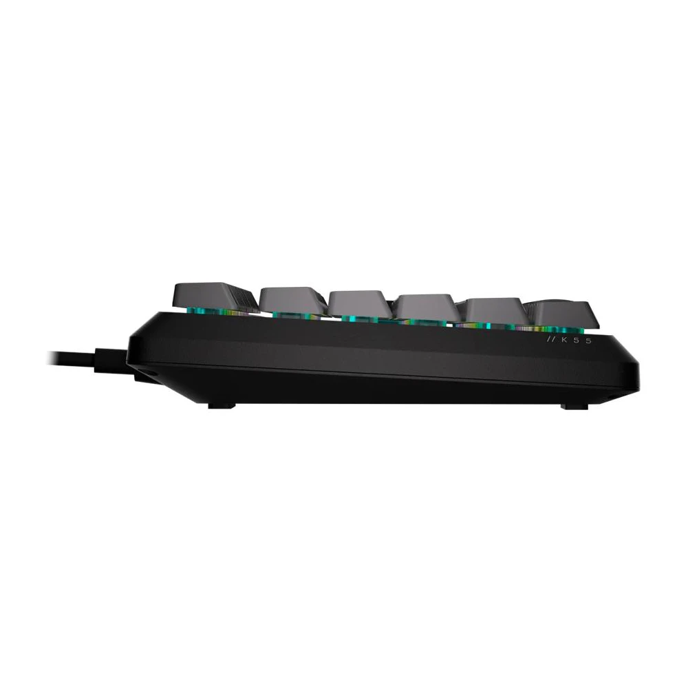 A large main feature product image of EX-DEMO Corsair K55 CORE RGB Gaming Keyboard - Gray