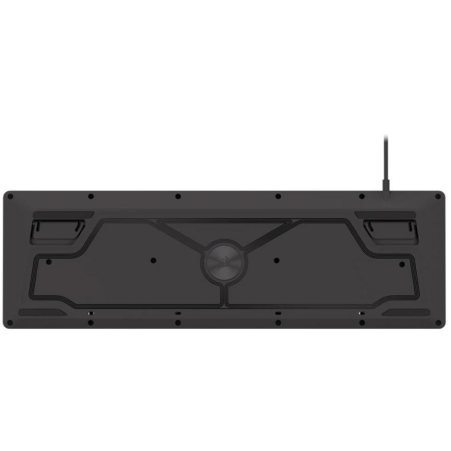 A large main feature product image of EX-DEMO Corsair K55 CORE RGB Gaming Keyboard - Gray