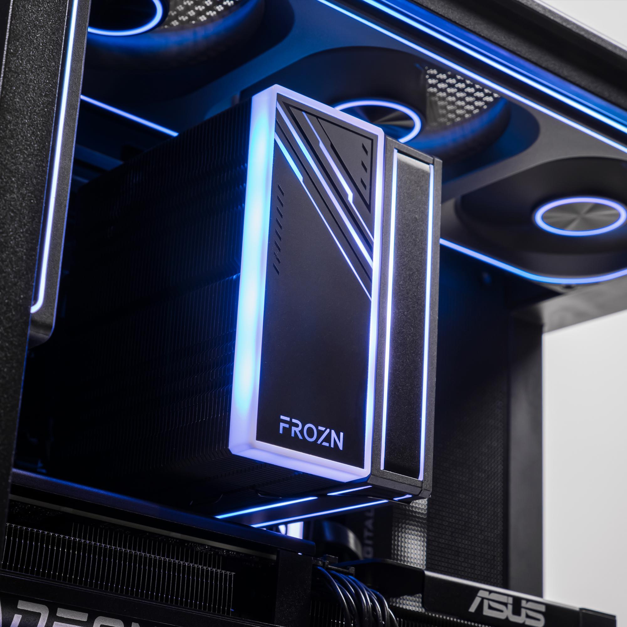 A large main feature product image of EX-DEMO PLE Carbon RX 9060 XT Prebuilt Ready To Go Gaming PC