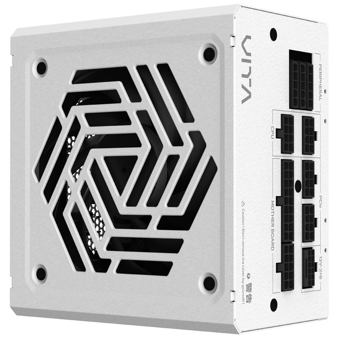 A large main feature product image of EX-DEMO FSP Vita GM 850W Gold PCIe 5.1 ATX 3.1 Modular PSU (White)