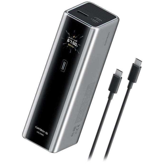A large main feature product image of Cuktech PB200U Ultra 165W 20000mAh Power Bank