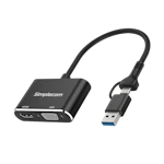 A small tile product image of Simplecom DA326C USB to HDMI/VGA Adapter