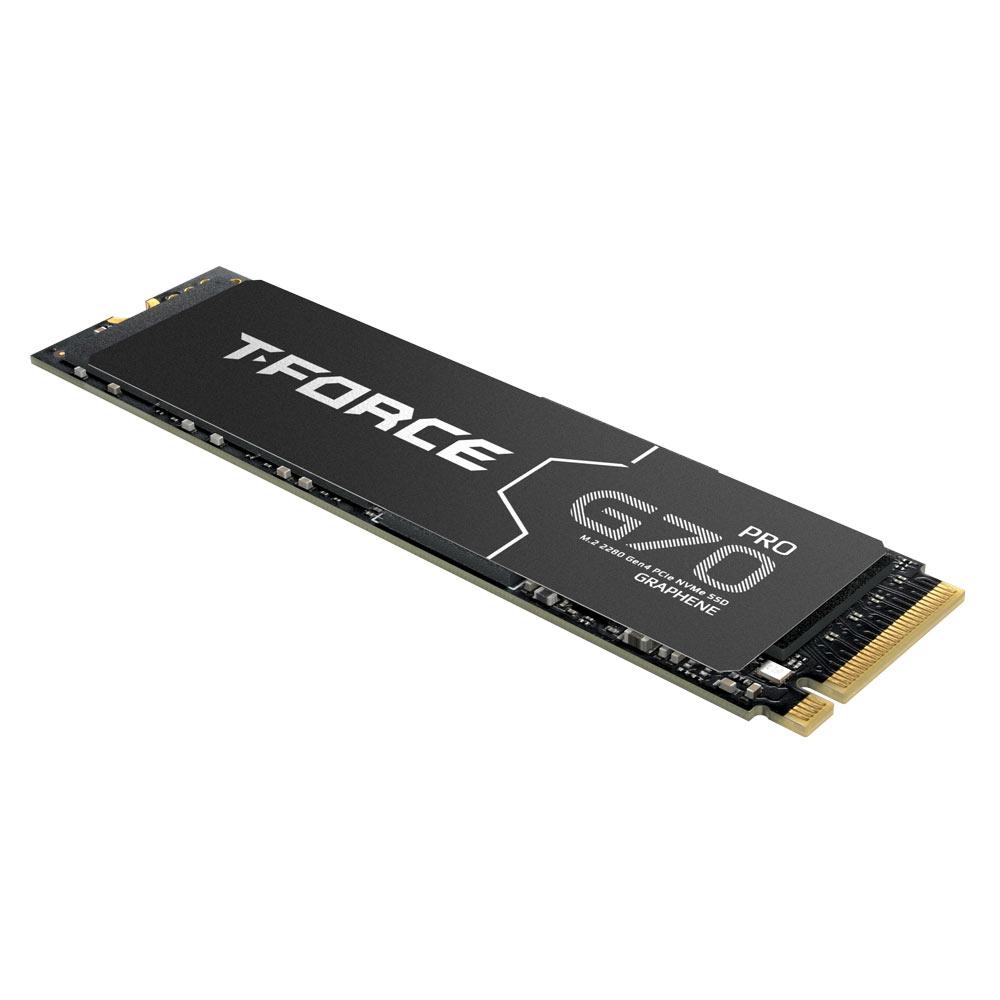 A large main feature product image of Team T-Force G70 Pro PCIe Gen4 NVMe M.2 SSD - 1TB