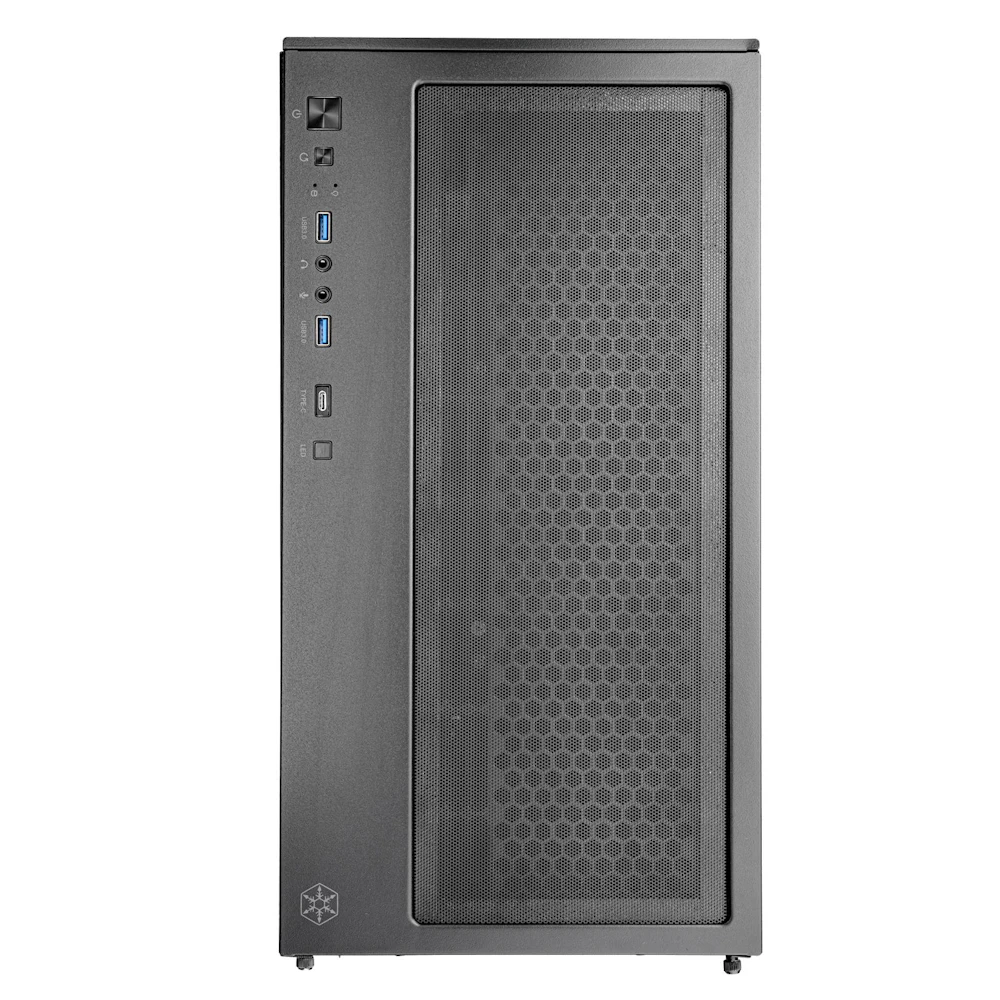 A large main feature product image of SilverStone Lucid 05 ARGB Mid Tower Case (Black)