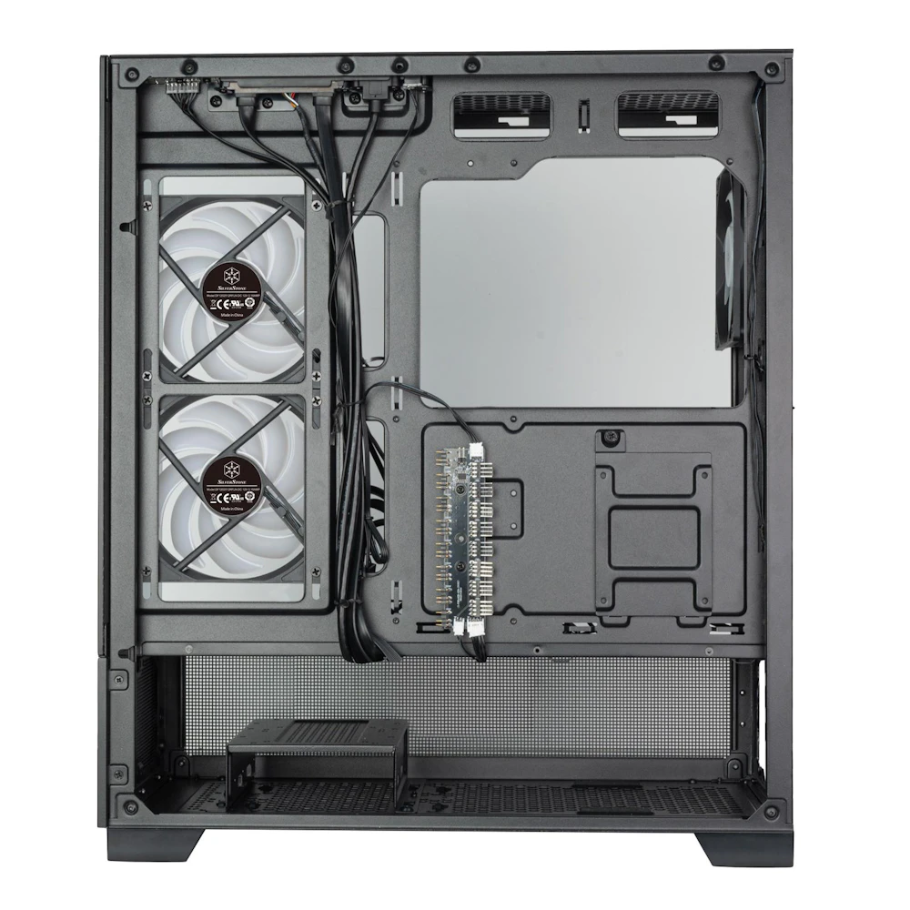 A large main feature product image of SilverStone Lucid 05 ARGB Mid Tower Case (Black)