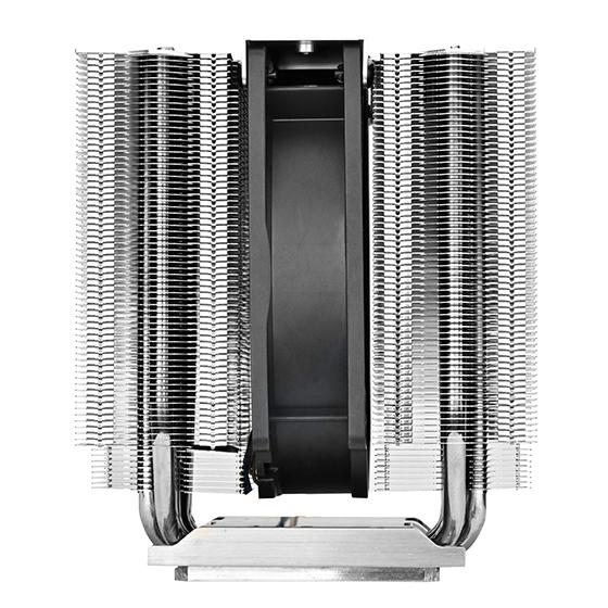 A large main feature product image of SilverStone XED120S 4U High-Performance CPU Cooler for Mainstream Sockets