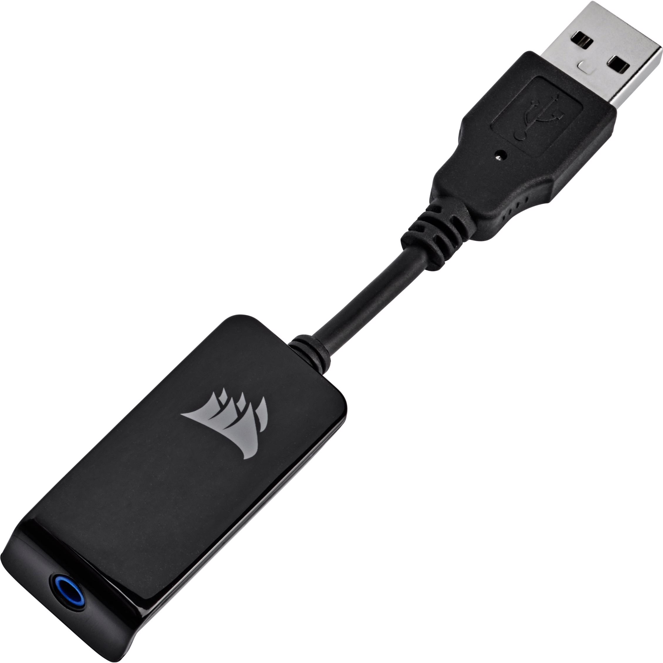 A large main feature product image of EX-DEMO Corsair HS55 SURROUND Wired Gaming Headset (White)